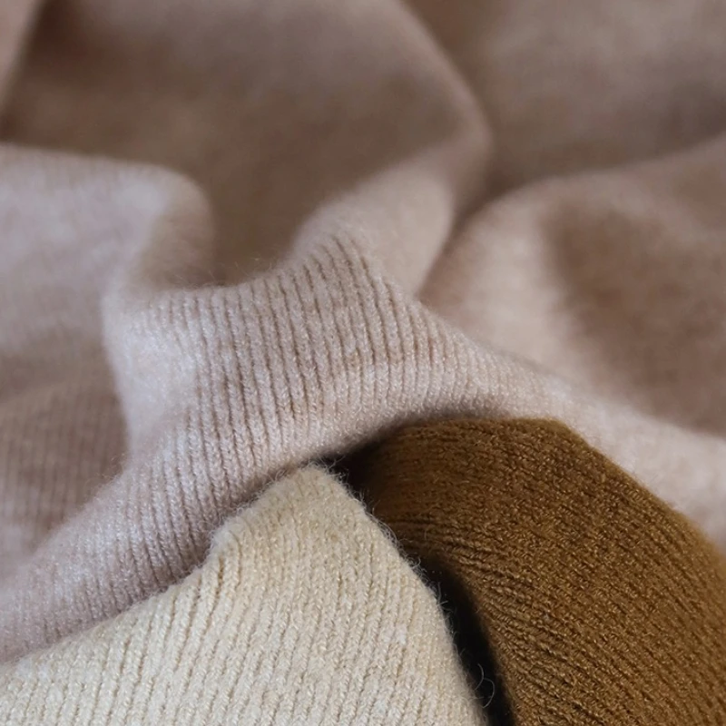 AOSSVIAO ครึ่งคอเสื้อกันหนาวผู้หญิงแฟชั่น 2025 เสื้อใหม่ผู้หญิงถักเสื้อกันหนาวแขนยาว Bottoming ถักเสื้อกันหนาว