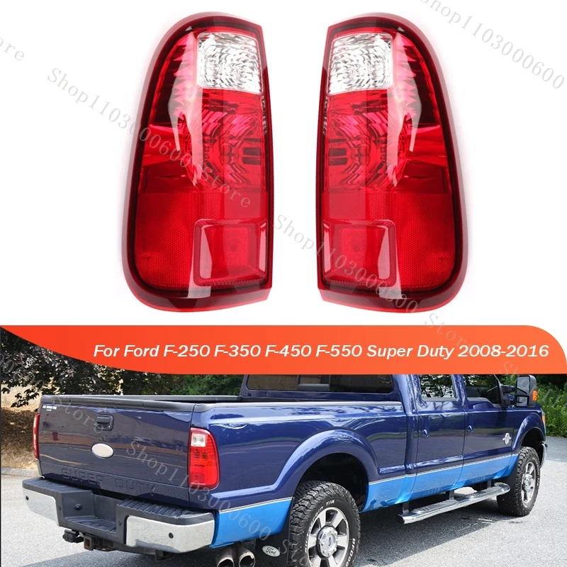 

For Ford F250 F-250 F350 F-350 F-450 F-550 Super Duty 2008-2016 Rear Bumper Tail Light Brake Stop Reverse Lamp Taillamp No Bulb