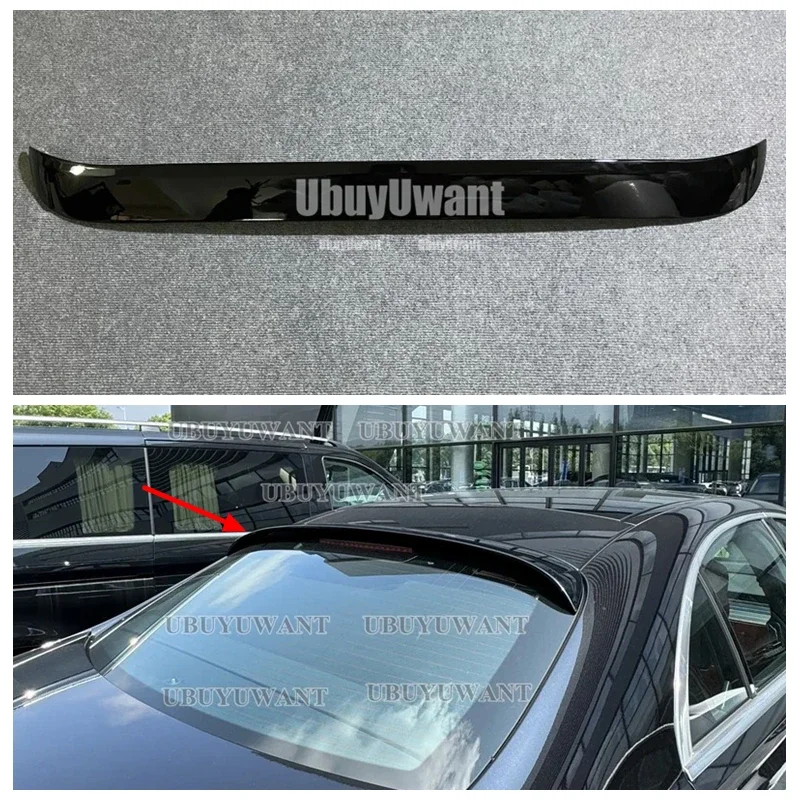 For Benz W223 S Class S350 S400 S450 S500 S480 S680 2021 - 2024 Custom Parts Trunk Lip Spoiler HighKick Rear Wing Body Kits