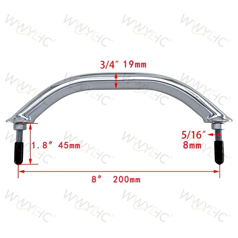 Suitable for 12 Inch/9 Inch/8 Inch Pull Tab Handles, Handrails, Ship Hardware Accessories