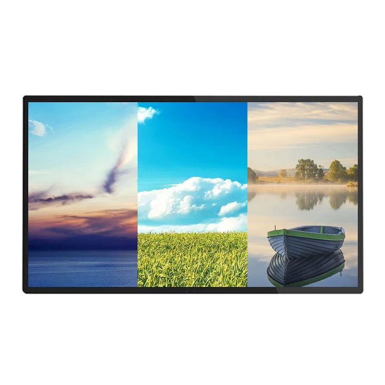 Elevador pendurado lcd player de vídeo hd tela de publicidade eletrônica 65 polegadas sinalização digital media player