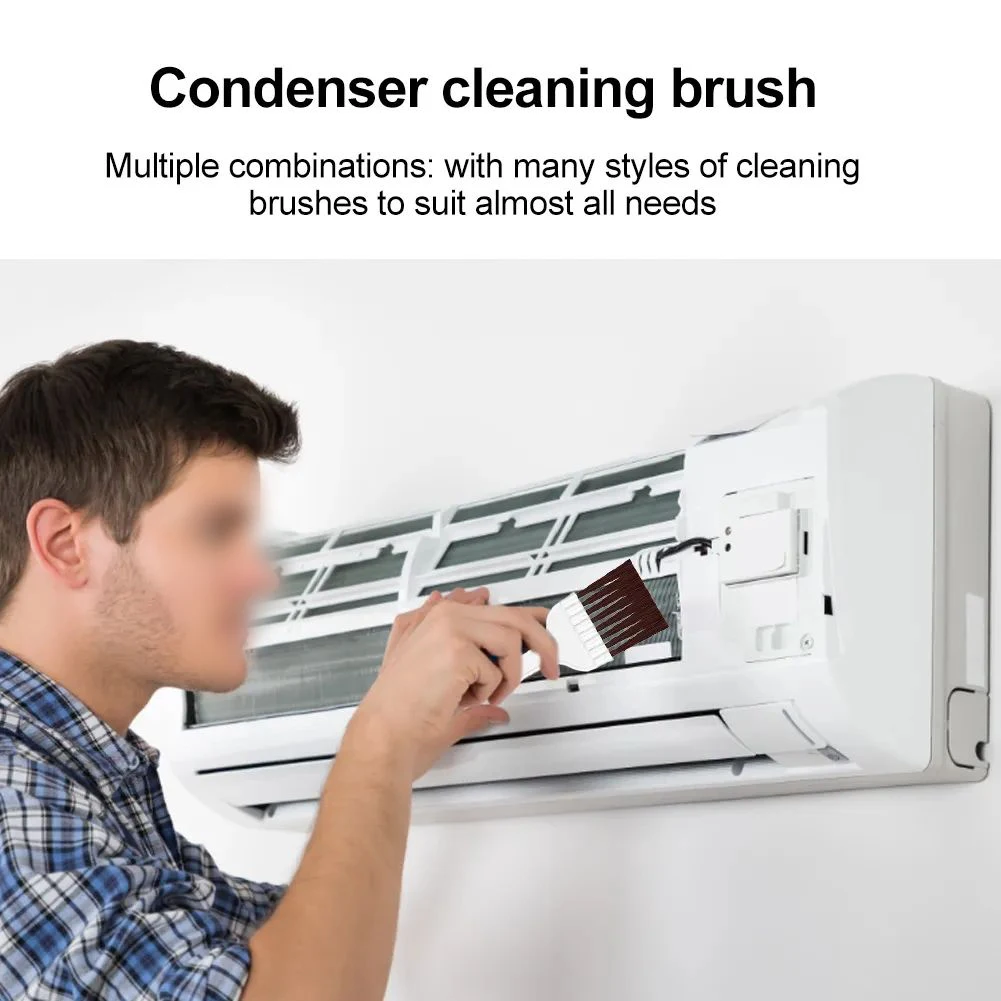 Fin Comb Tool Long Lasting Radiator and Air Conditioner Cleaning and Straightening Tool Set with Combs and Brushes