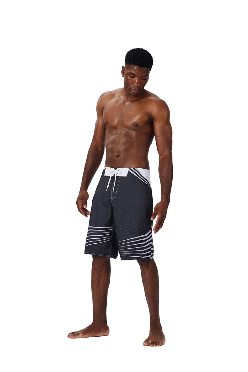 Strandhosen, schnelltrocknende Surf-Hosen für Herren, lässige Sommer-Reise- und Hot-Spring-Shorts für Herren, kurze Shorts, Badehosen. – Detail 6
