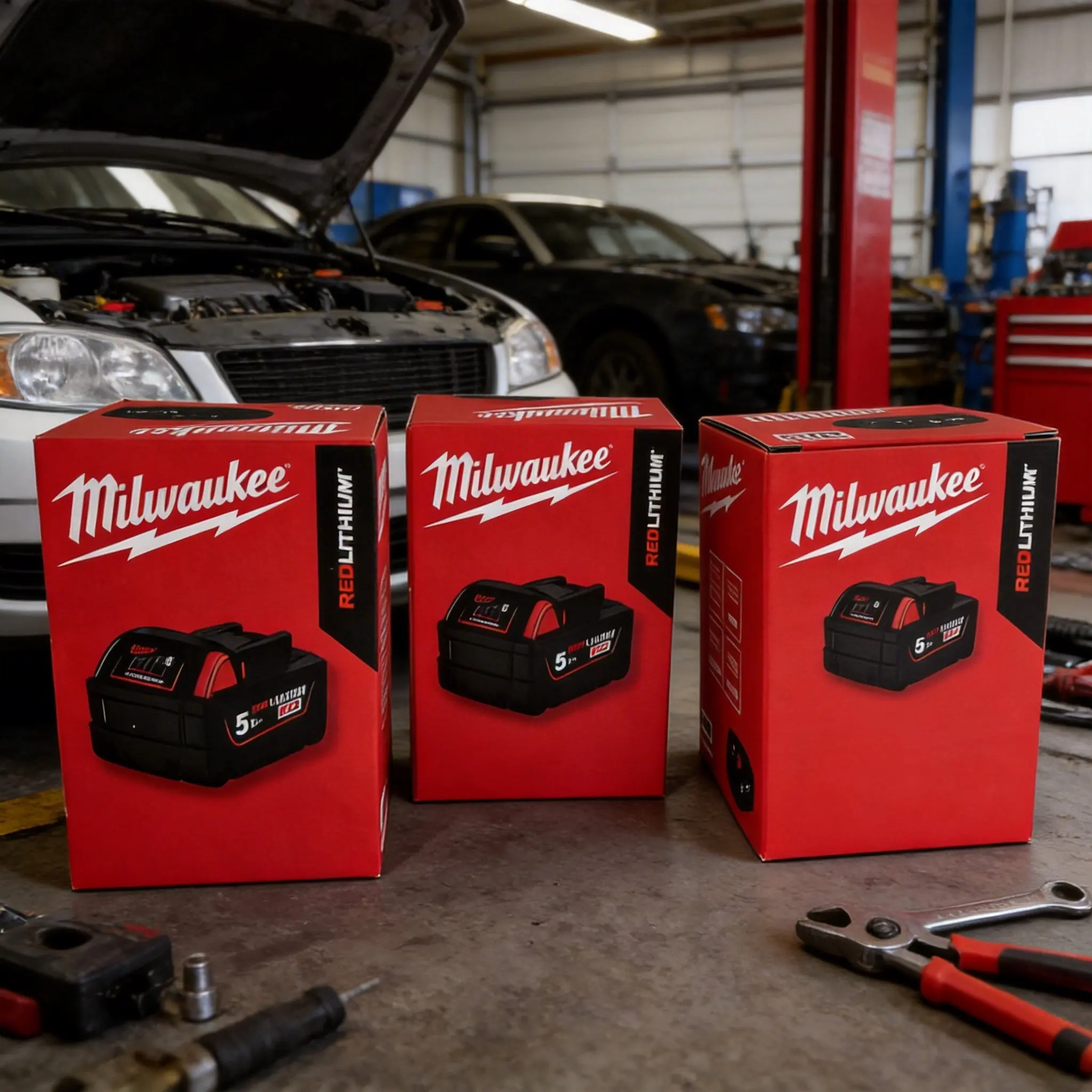 

Original Milwaukee M18 Battery milwaukee 18V 5Ah 6Ah Rechargeable Battery for Milwaukee Tool M18B6 48-11-2402 48-11-2411 2604-22