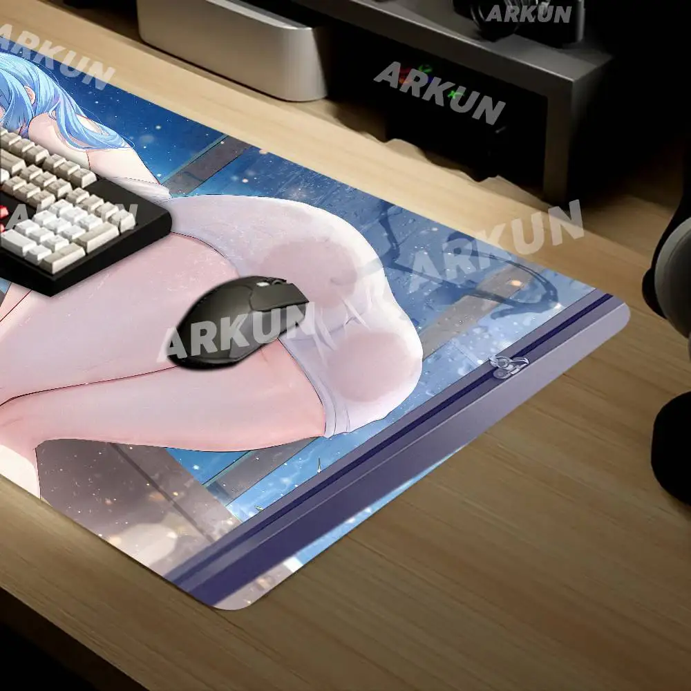 Pretty Hot Helena Azur Lane Gaming Mouse Pad Large Keyboard Pad Xll Carpet Computer Table Surface For Accessories Xl Ped Mauspad