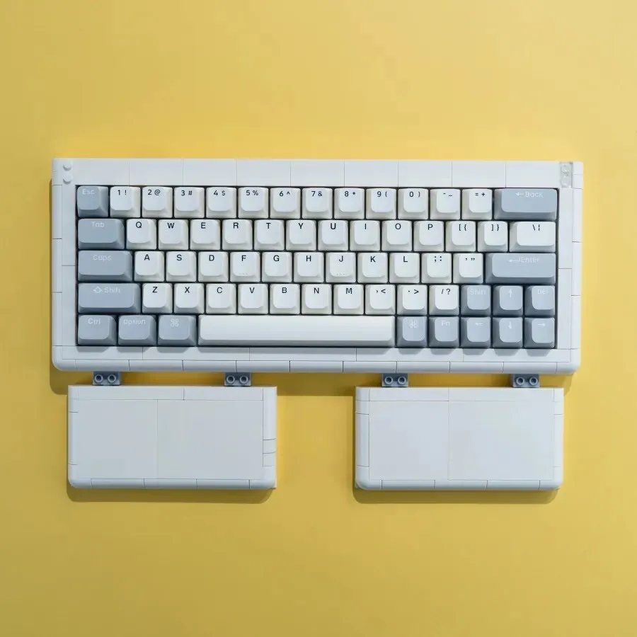 Building Block Keyboard Wrist Rest Customized Ergonomics Gamers DIY Support KBDcrasft Keyboards Creative Palm Support Design