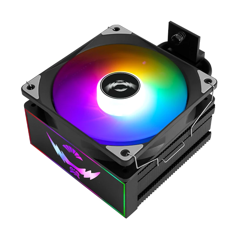 QiuzAim RGB 120-мм вентилятор, 4 тепловых трубки, кулер, процессор x79 x99 AM4 AM5, совместимый с LGA2066 2011 Intel115x 1200 1700 18xx i5 i7 i9