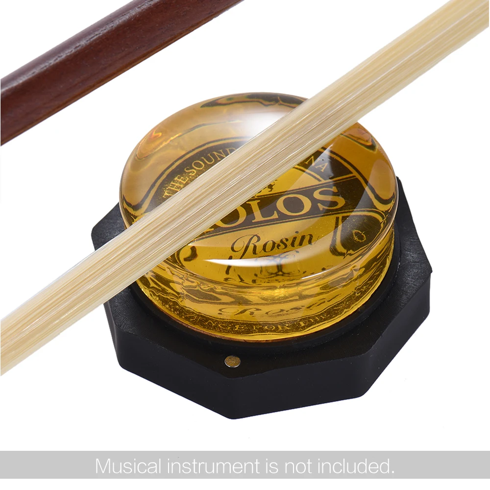 High-Class Low Dust Yellow Rosin Colophony Transparent Rounded Universal for Bowed String Musical Instrument Violin Viola Cello