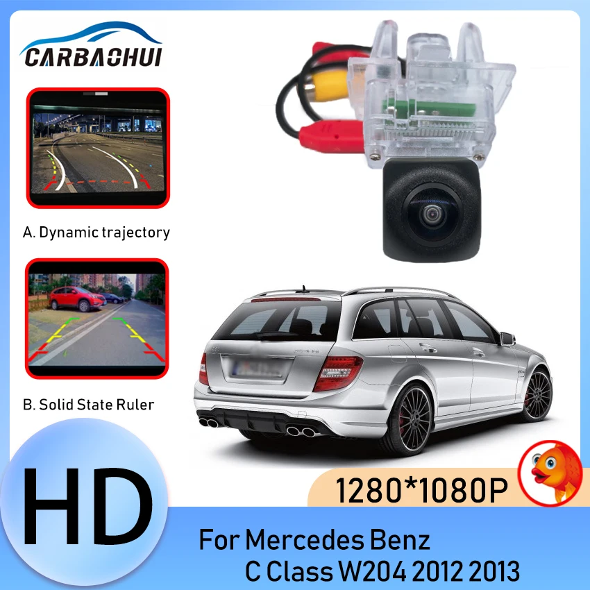 

Car Rear View Camera fisheye lens HD CCD Night Vision Waterproof Park assist For Mercedes Benz C Class W204 2012 2013