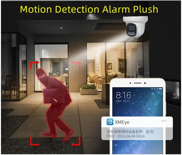 Jianvision 4K 8MP HD impermeable Bullet Dome POE CCTV sistema 4ch cámara IP de red