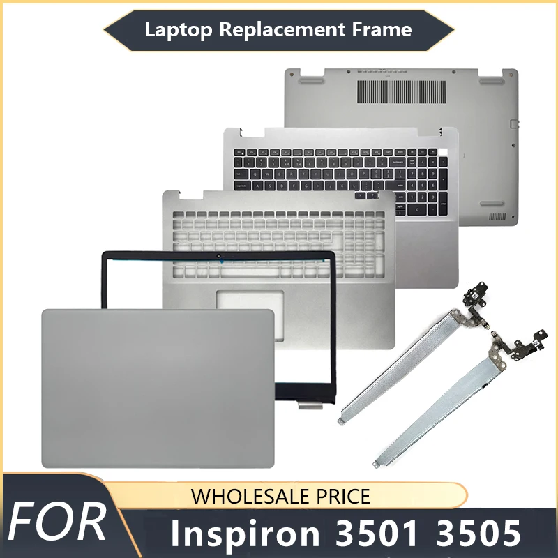 

NEW For Dell Inspiron 3501 3505 Laptop Frames LCD Back Cover Front Bezel Palmrest Bottom Case keyboard US Hinge