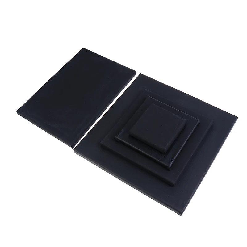 Black Blank Square Artist Canvas For Canvas Oil Painting Wooden Board Frame