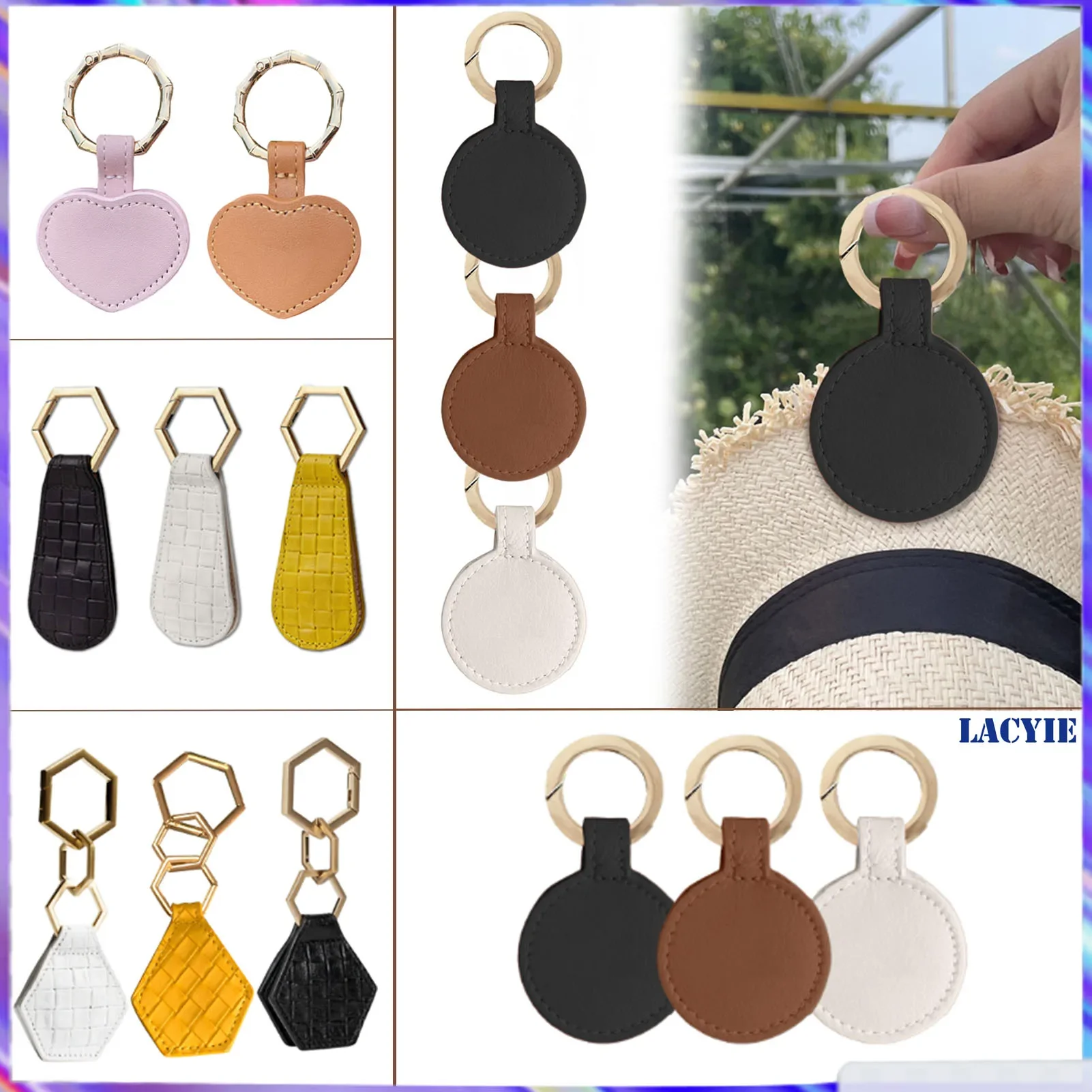 

1PCS Hat Clips Hat Holder For Travel Magnetic Hat Keeper Clip Backpack Clip Backpack Luggage Outdoor Traveling Essentials