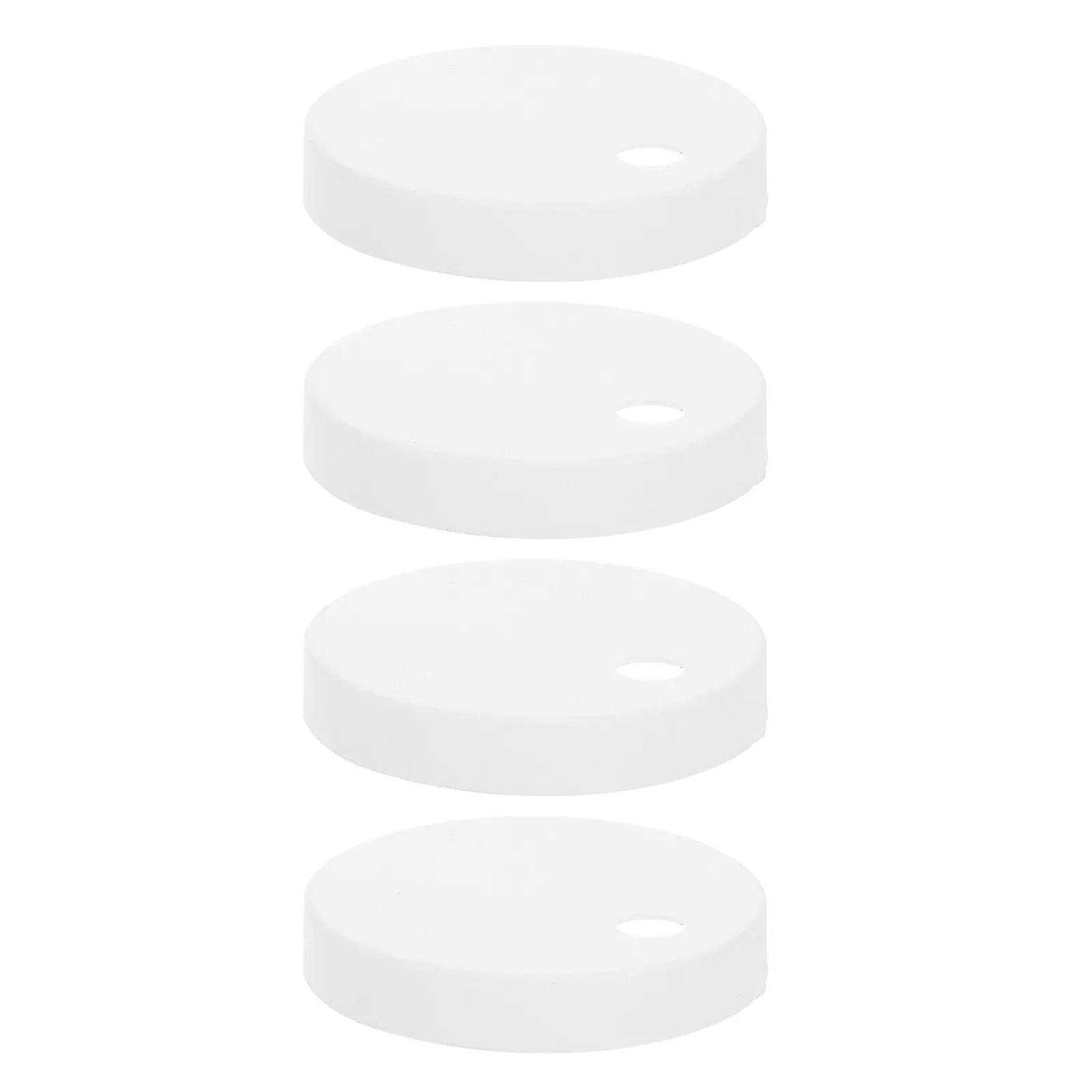 

4Pcs Universal Toilet Bolt Cover Caps Plastic Decorative Screw Covers 45Mm for Toilet Seat Fixings Bathroom Hardware Replacement