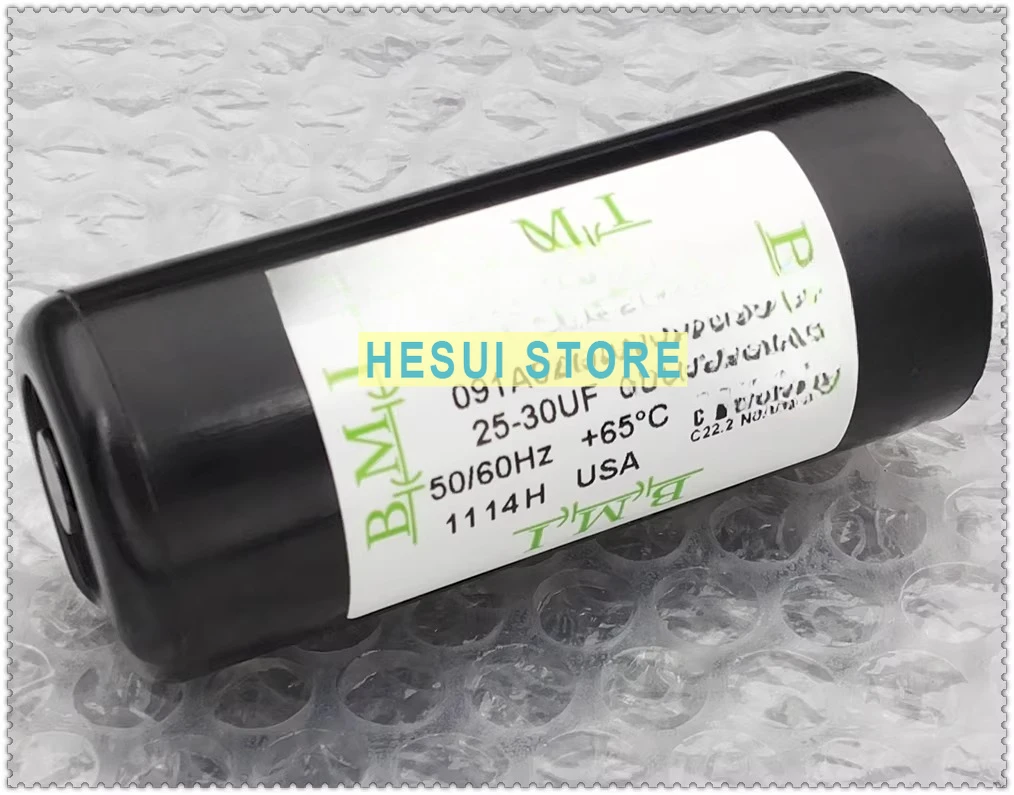 25-30uF 330VAC BMI 091A025B330AD2A compressor starting capacitor