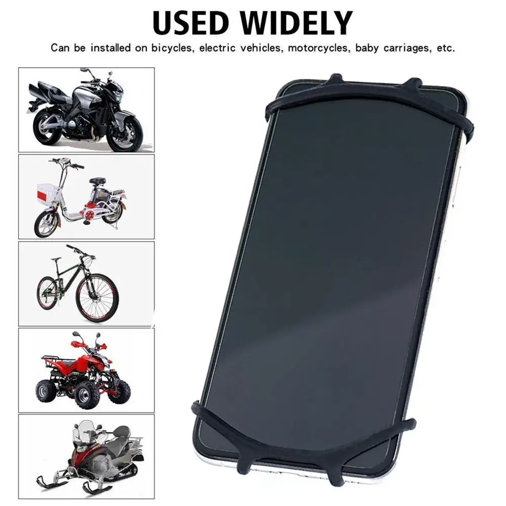 Universal Fahrrad Telefon Halter Fahrrad Mobile Halter Halterung Silikon Halter Motorrad Stoßfest Für Sram Garmin Blackbird SRAM – Detail 6
