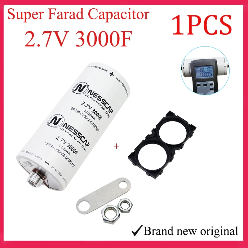 Super Farad Battery Brand New Original 2.7V 3000F Positive and Negative Electrodes for Spot Welding Machine Starting Capacitor