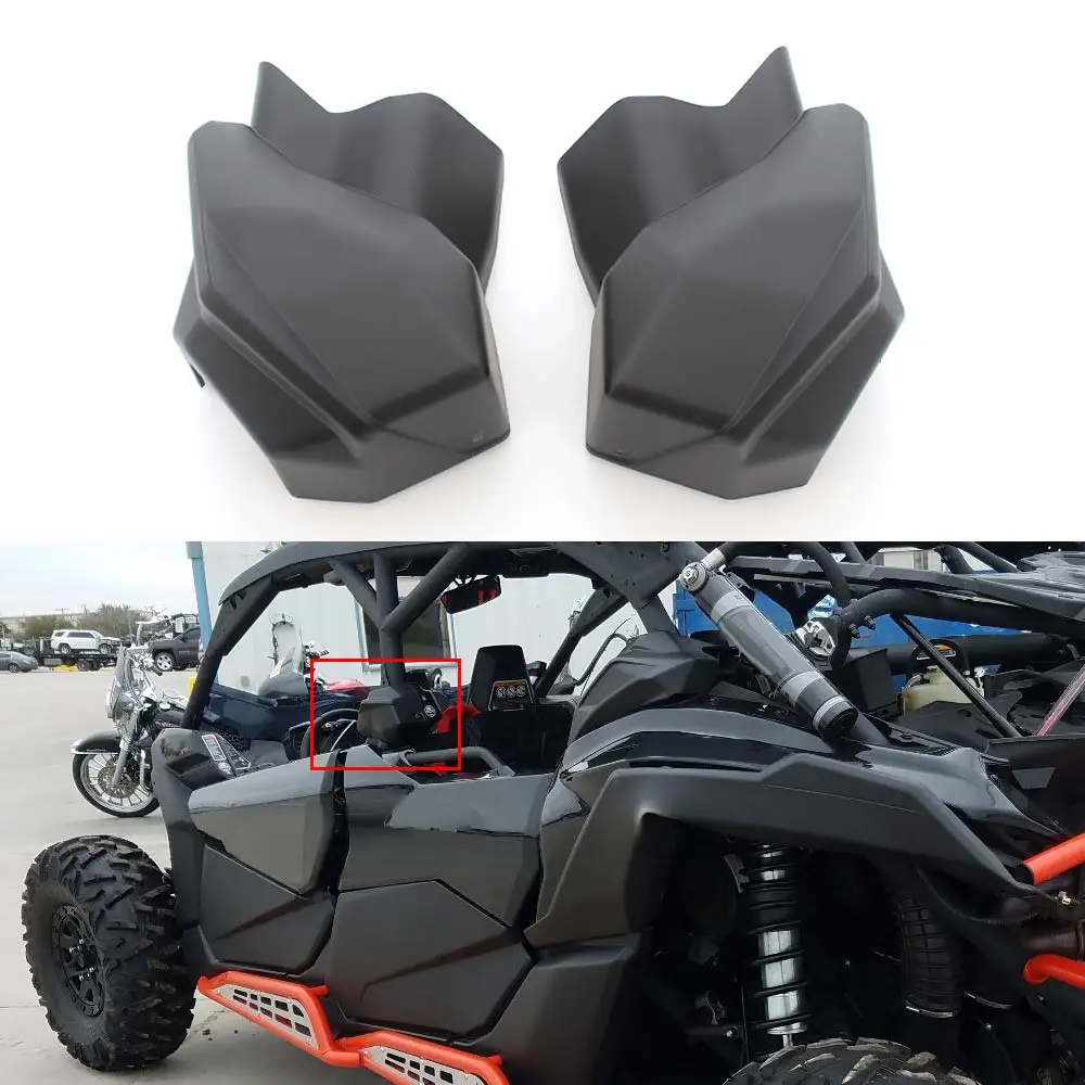 Black Center Cage Trim Plastic Cover Trim For 2018 Can-Am Maverick X3 MAX Turbo R Smart Lok XDS 2017 2018 705011579 705011580