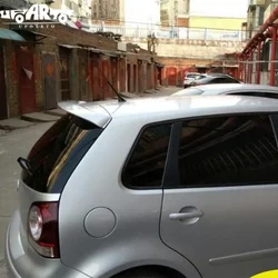 Upgrade Parts ABS Original Factory Style Rear Tailgate Spoiler Roof Wing For Volkswagen Polo MK4 9N 2002-2009