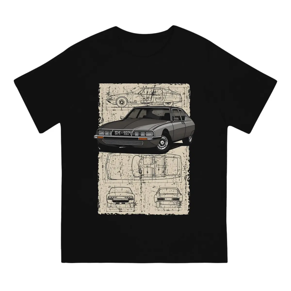 My Drawing Of The Classic French Gran Turismo Game T Shirt Punk Crewneck COTTON  Tops