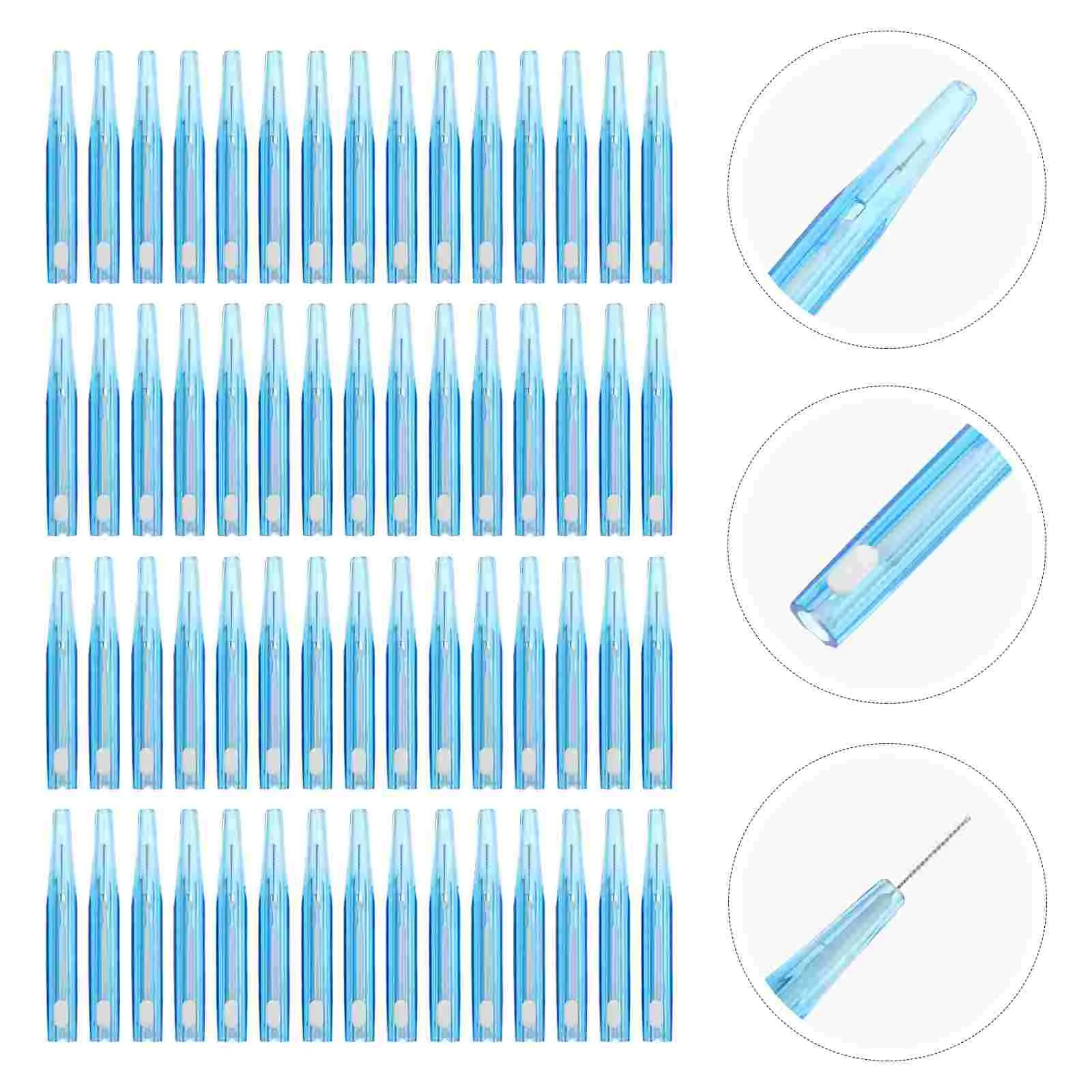 

60 Pcs Interdental Cleaner Tool Teeth Brush Toothpicks Refill Flosser Flossing Flossers