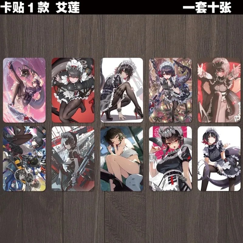 

Zenless Zone Zero Hoshimi Miyabi Ellen Joe Anby Demara Burnice White Jane Doe Belle Luciana Card Packs Фото Открытка Изображения