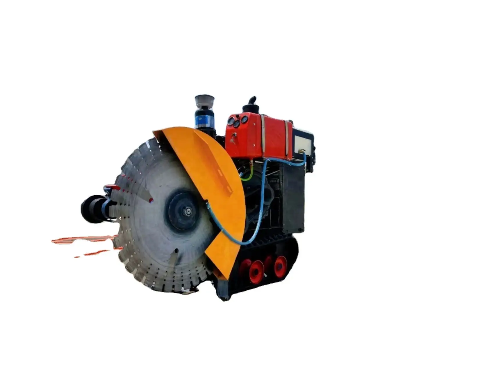Manufacturer Best-Selling Road Asphalt Tracked Floor Concrete Slotting Machine Cutting Depth 30Cm Cutter