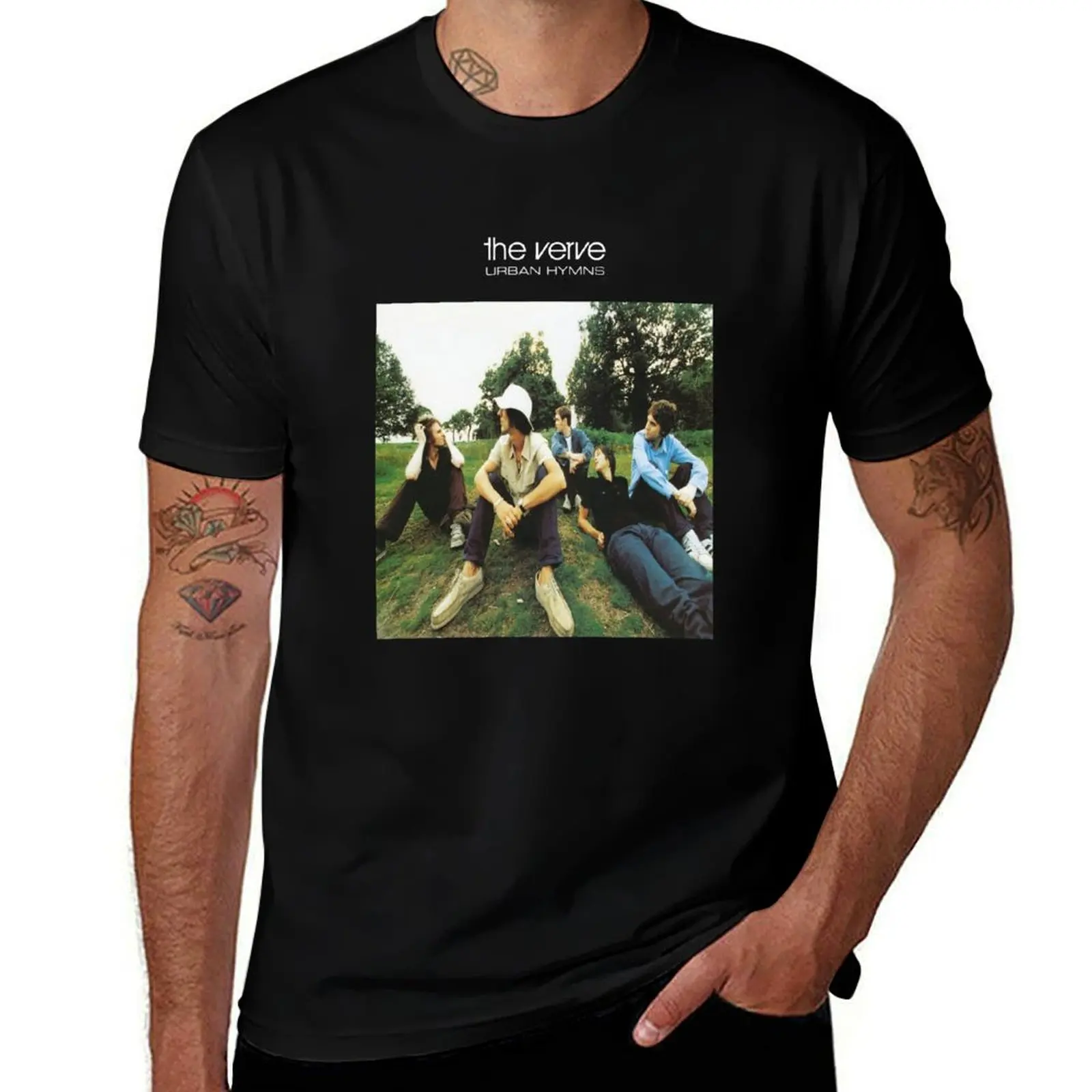 

the verve - urban hymns T-Shirt anime vintage t shirts oversized custom shirt mens plain t shirts