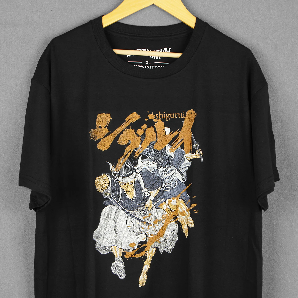 Shigurui T-Shirt Japanese Anime Samura Mibu Gishi Den Samurai Champloo GANTZ Men Summer Cotton Tee Shirt
