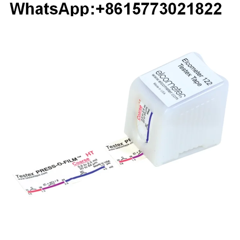 Elcometer E122 mismo cinta de copia American Testex, papel para frotar, cinta de prueba de rugosidad, papel de prueba con patrón de ancla