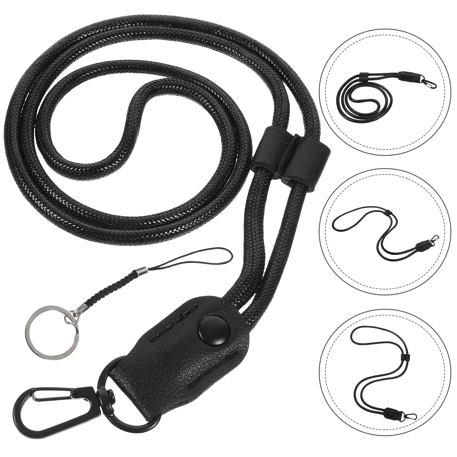 

Wrist Lanyard ID Convenient Hanging Ropes Lanyards for Neck with Safety Breakaway Office Chain