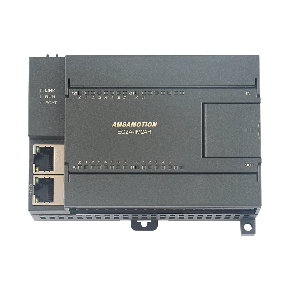 EC2A-IM24R EtherNet Remote IO ProfiBus Module Support EtherNet/IP Protocol 14I 10O 2 Ethernet Ports EC2A-IM24TP