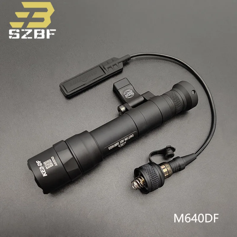 Tactical M640V M340V Strobe M340C Flashlight M640DF Scout Light 1400 Lumen LED Offset Mount Pressure Switch Hunting Weapon light