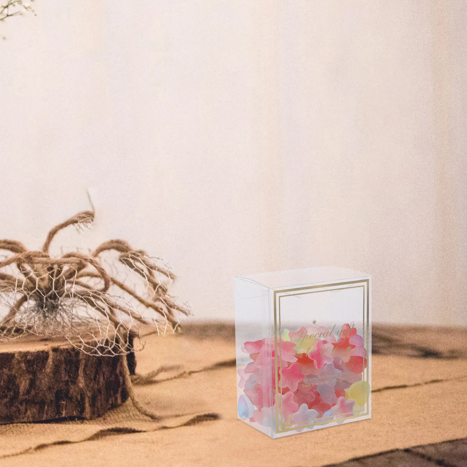 

12pcs Clear PVC Boxes for Cookies Chocolate Packaging Wedding Favors Baby Shower Bridal Gifts Transparent Snowflake Design