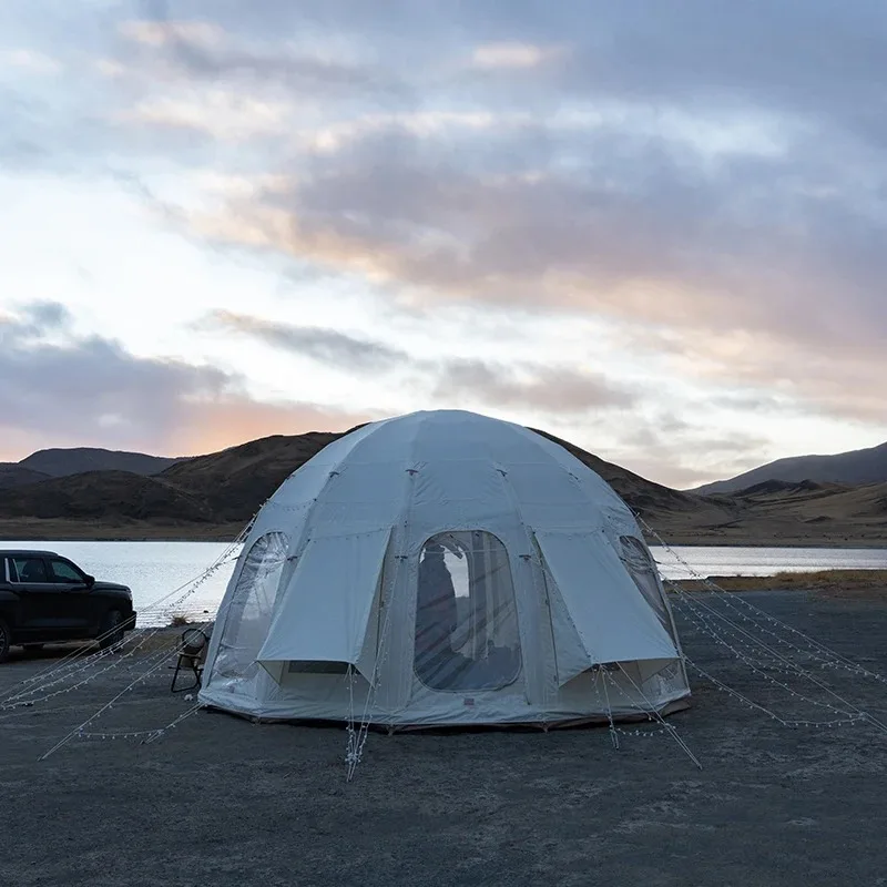 

Luxury Portable Oxford Fabric Inflatable Air Tent High Quality Waterproof For Outdoor Camping