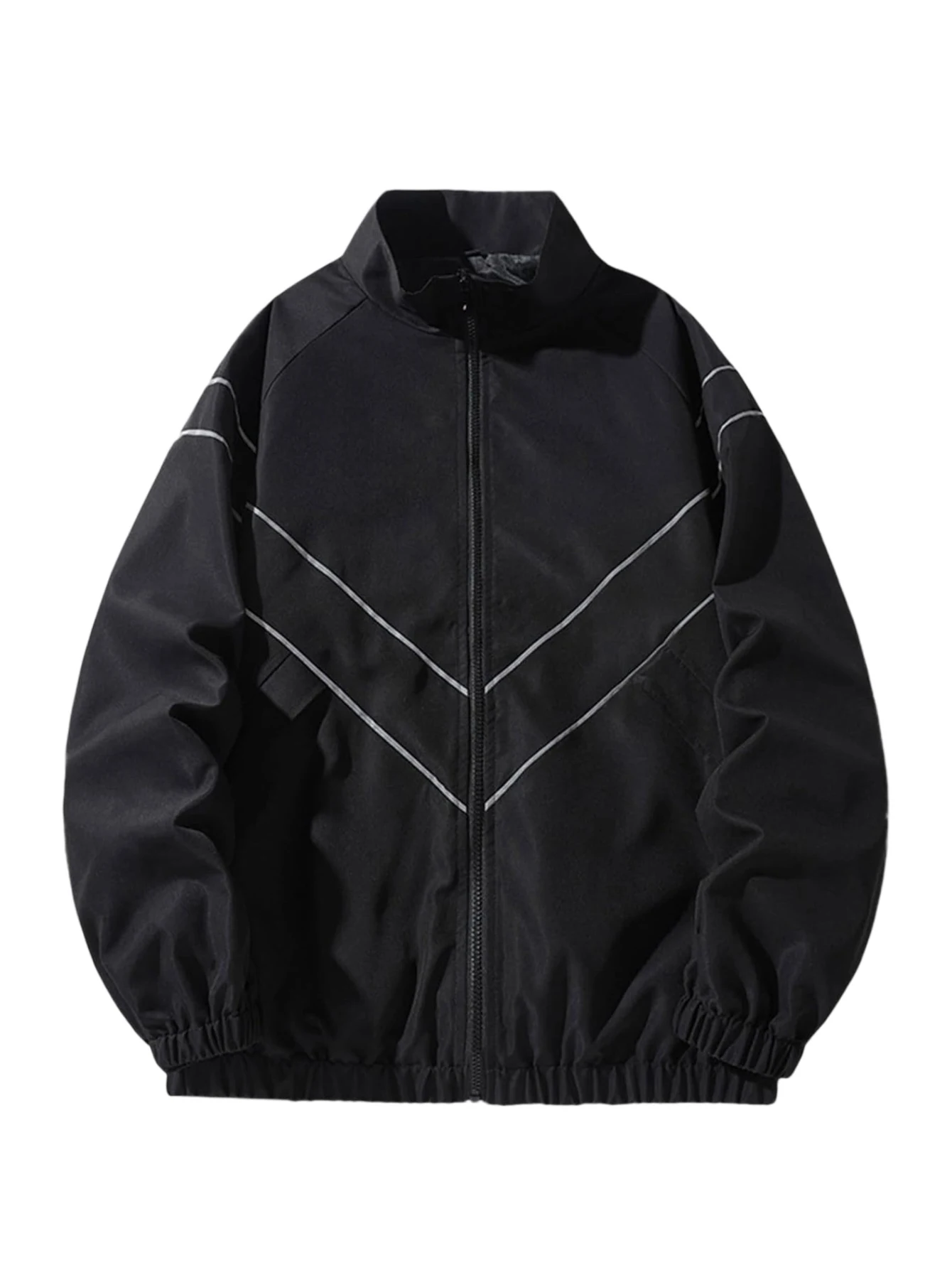 

Men Fashion Jackets Oversized Jacket Autumn New Trend Windbreak Coat Loose Zipper All-match Tops