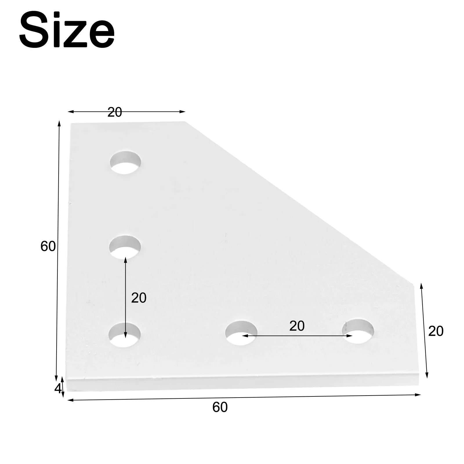 Joining Plate Angle Bracket 2020 Series Silver Without Screws 1pc 90 Degree Black Plate Corner Home Improvement