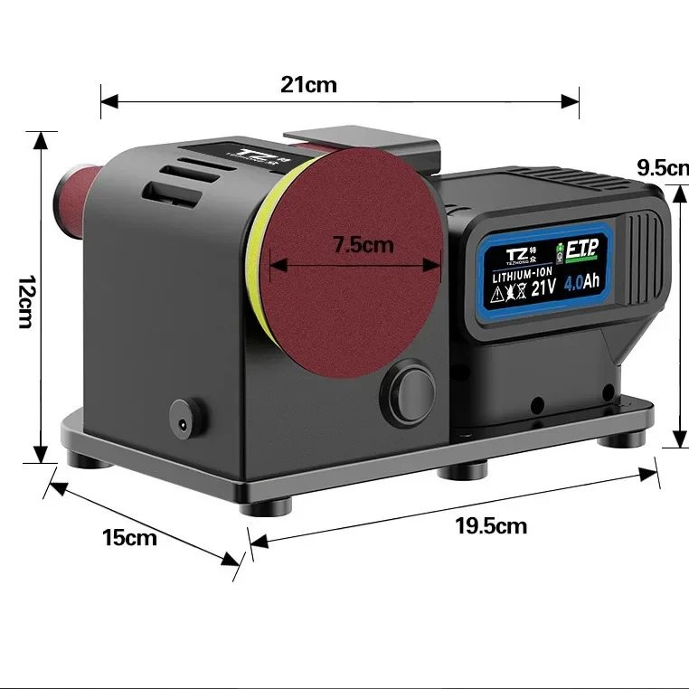 Electric Knife Sharpener Automatic Household Multifunctional For Kitchen Knives And Scissors With Grinding Wheel Belt