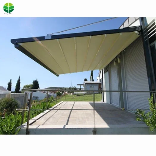 New Design Patio Cover Doors Canopy Rain Shelter Terrace Sunshade Awning Waterproof Outdoor Decoration Retractable Awning