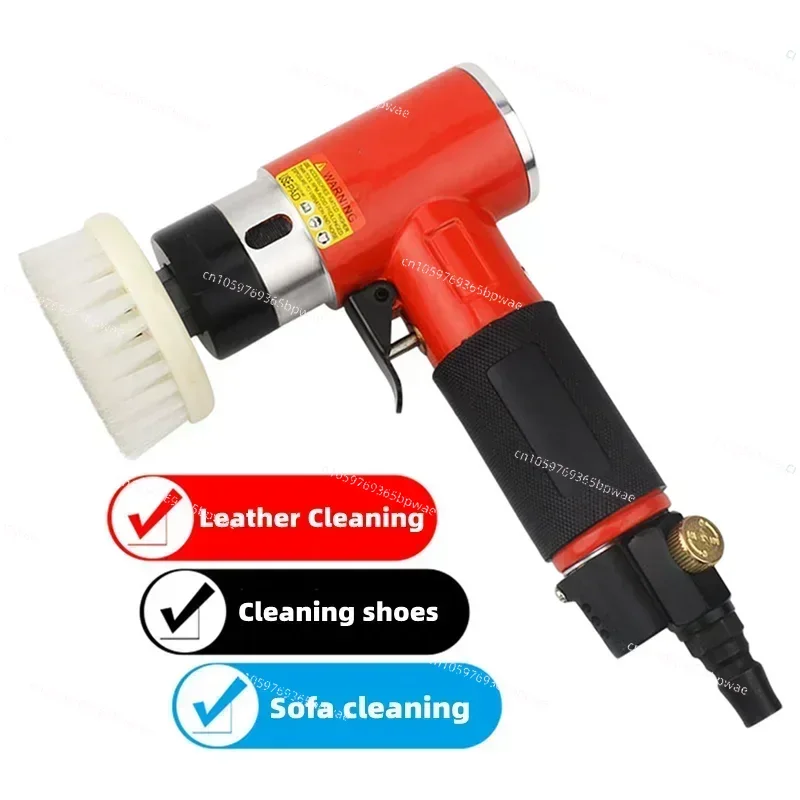 Leather Sofa Pneumatic Brush Cleaning Machine Nylon Wire Pneumatic Brush Sofa Car Seat Interior Cleaning Tool