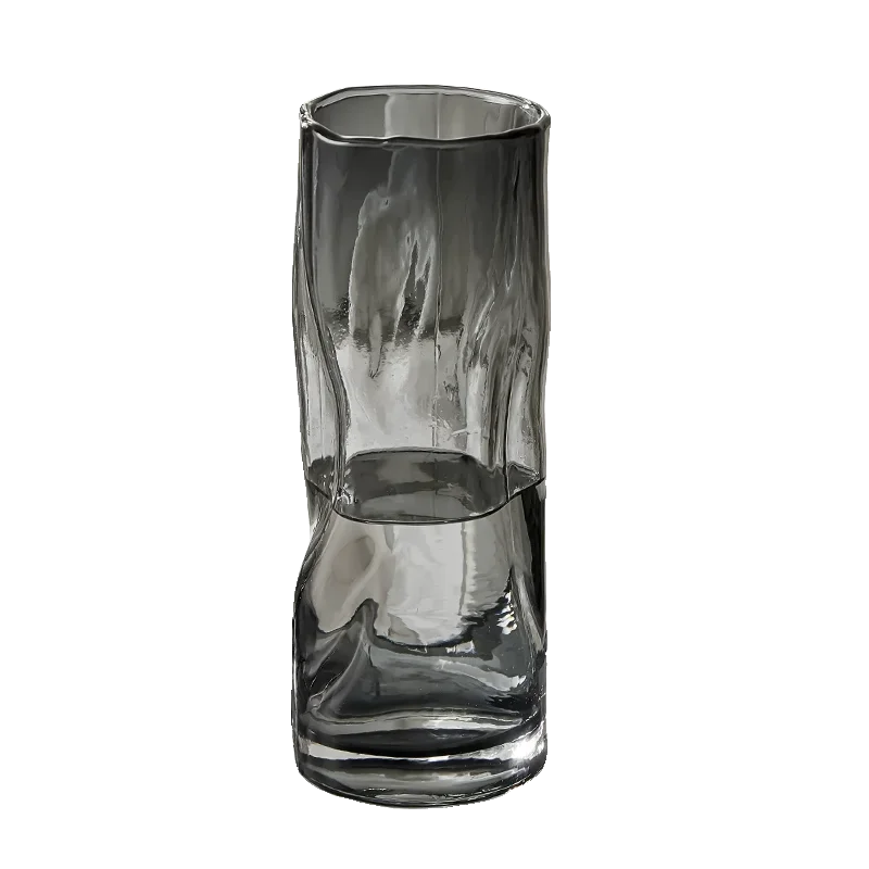 

Glass decorative vase high-end home living room flower arrangement ornament