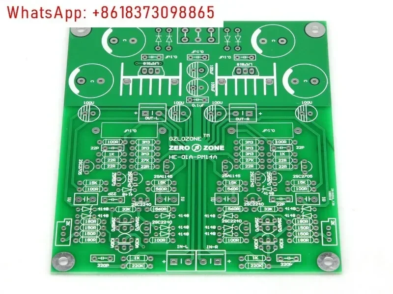 

5 шт. Схема печатной платы предусилителя Zero-HE01A, схема PM14A