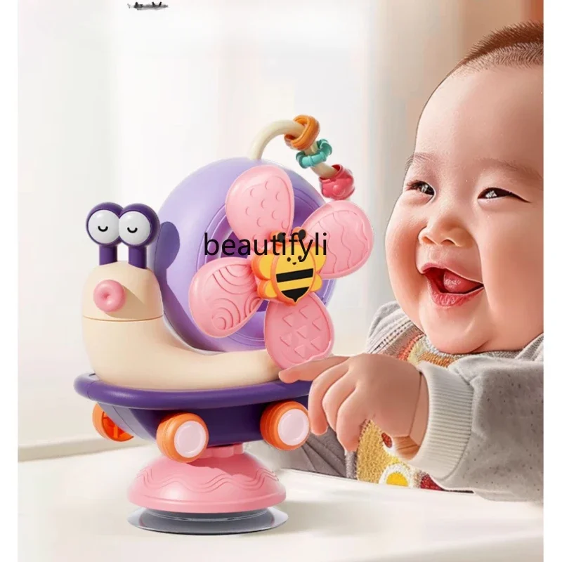 Dining table suction cups turn around, happy baby toys, educational early education for newborns over 6 months old