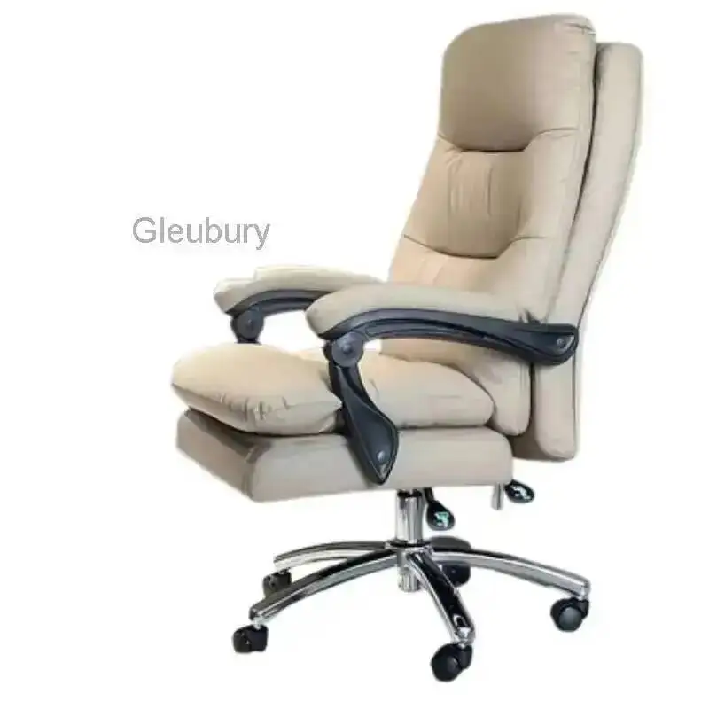 Cadeira de escritório ergonômica executiva luxuosa, estilo nórdico, confortável, para computador, designer moderno, móveis para escritório