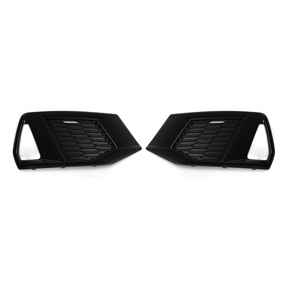 Front Left Right Front Bumper Grilles Cover Fog Light Cover Lamp Mask For Audi A7 2019 2020 2021 2022 2023 Car Accessories