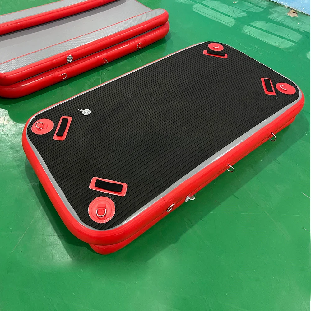 Material Inflatable Walking Mat Floating Dock Rescue Bridge Path Walkway For Sale