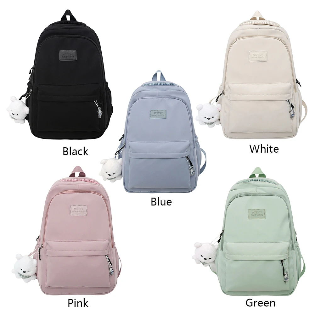 Casual Book Bags Large Capacity Woman Backpack Simple Fashion for Outdoor Sport