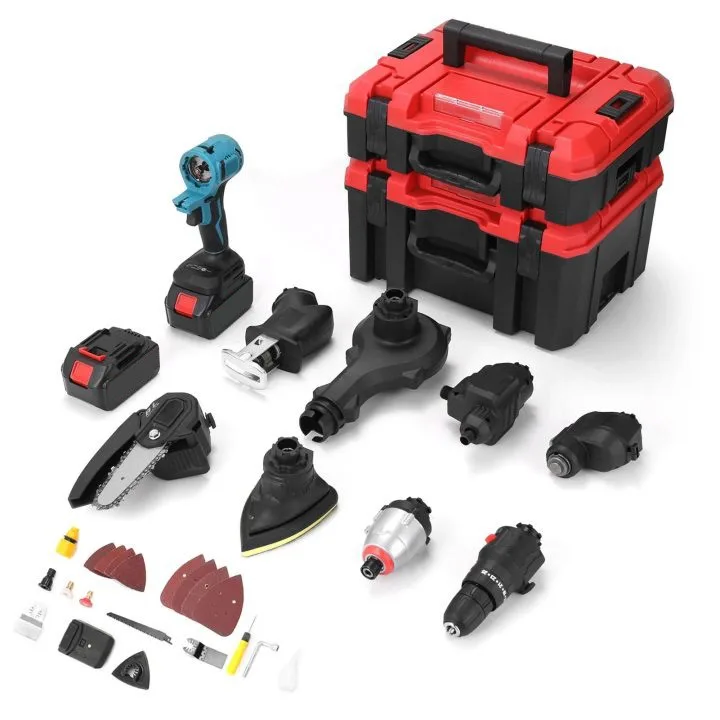 

Garden Cordless Power Tool 21V Battery Operated Powered Tools Batteries Tool Kit Set