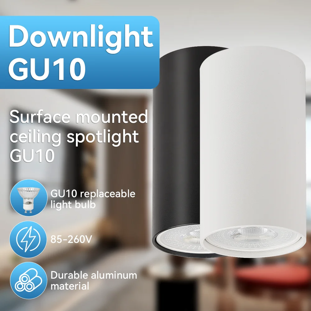LED Spot Light GU10 Downlight Modern Home Decoration Corridor Ceiling Lamp Room Decor Spotlights for KItchen Living Room Bedroom