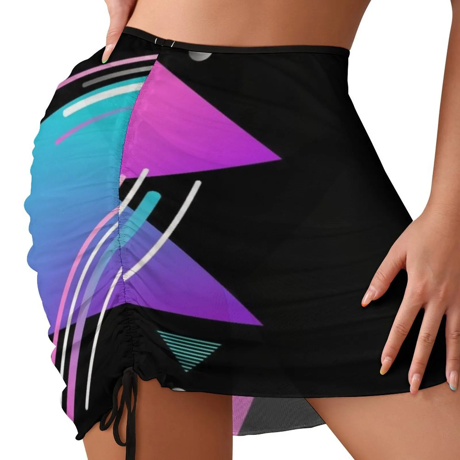 Pattern 80's - Eighties Beach Skirt Female skirts for womens 2024 women's skirts trend 2024